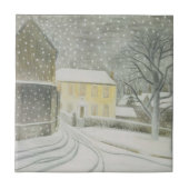Carreau Halstead Road à Neige (par Eric Ravilious) (Devant)