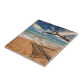 Carreau Hamac sur le rivage (Côté)