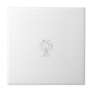 Carreau "Handle With Care" Minimalist Earth Ceramic Tile