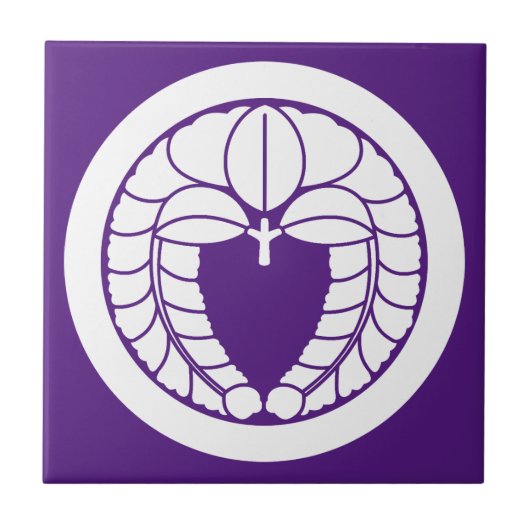 Carreau Hanging wisteria in circle (Devant)