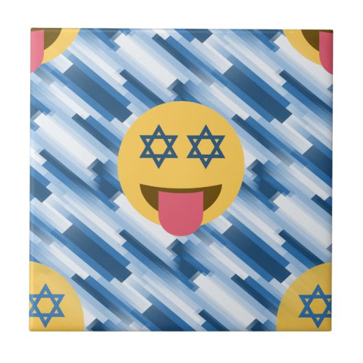 Carreau hanoukka chanukkah emoji (Devant)
