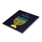 Carreau Hanoukka Shabbat Art (Côté)