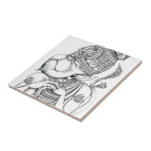 Carreau Hanuman, Dieu de singe (Côté)