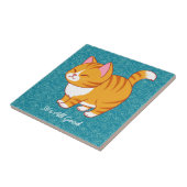 Carreau Happy Cat Personnalisé (Côté)