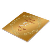 Carreau Happy Customize Gold 50th Anniversary (Côté)