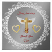 Carreau Happy Customize Silver Lace Anniversary (Devant)