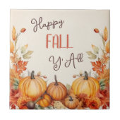 Carreau Happy Fall Citrouille Harvest (Devant)
