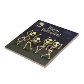 Carreau Happy Halloween - Happy Skeletons (Côté)