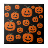 Carreau Happy Halloween Jack-o'-lantern Illustration Art (Devant)
