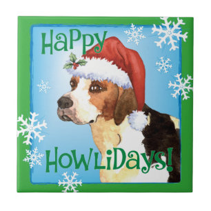 Carreau Happy Howlidays Français Foxhound