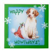 Carreau Happy Howlidays Pointer Tile (Devant)