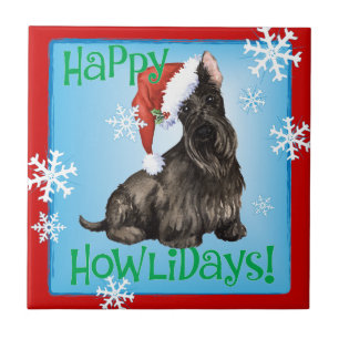 Carreau Happy Howlidays Scottish Terrier