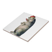 Carreau Happy pig king (Côté)