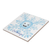 Carreau Happy Snowflake Emoticon Thunder_Cove (Côté)
