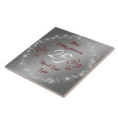 Carreau Happy Sparkly Customize Silver 25th Anniversary (Côté)