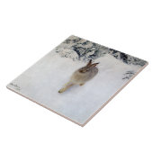 Carreau Hare d'hiver (lapin), Bruno Liljefors (Côté)