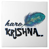Carreau "Hare Krishna" Peacock Feather Hindu (Devant)