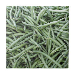 Carreau Haricots verts vert-foncé