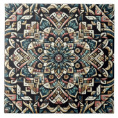 Carreau Harmonie dans la symétrie : un chef-d'oeuvre géomé (Devant)