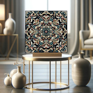 Carreau Harmonie dans la symétrie : un chef-d'oeuvre géomé