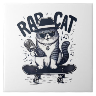 Carreau Harmonie de chat rap