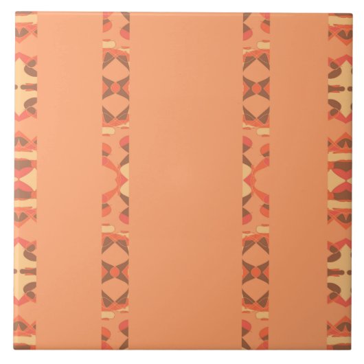 Carreau Harmonie Désertique Géométrique Marocain (Devant)