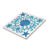Carreau Harmonie Méditerranéenne – Rivage Bleu & Turquoise (Côté)