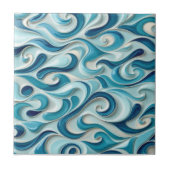 Carreau Harmonie océanique (Devant)