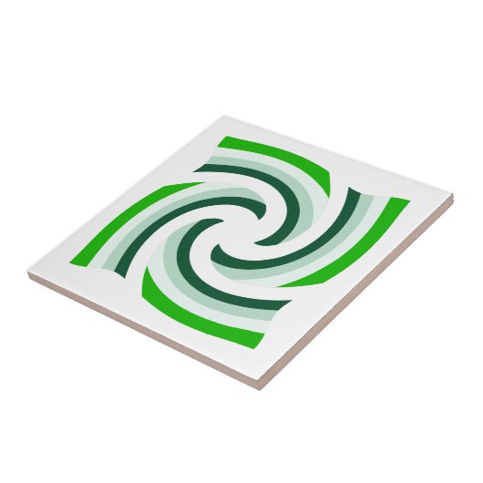 Carreau Harmonie verte (Côté)