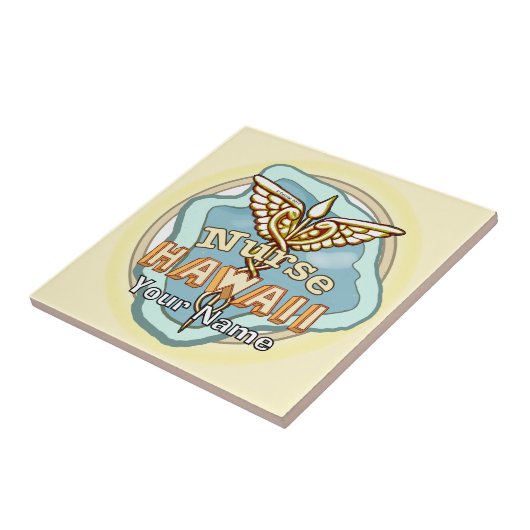 Carreau Hawaii Nurse Caduceus tile (Côté)