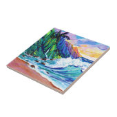 Carreau Hawaiian Tropical Na Pali Coast Carrelage en céram (Côté)