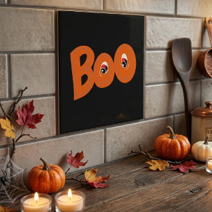 Carreau Hé Boo Est-ce que je t'ai trop fait peur Typograph