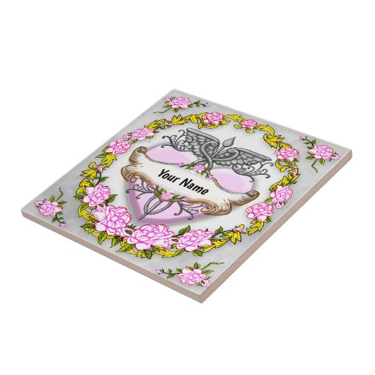 Carreau Heart Caduceus  (Côté)