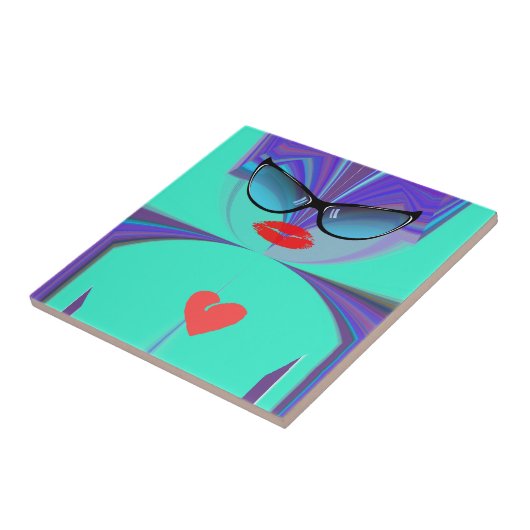 Carreau Heart Selfie (Côté)