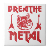 Carreau Heavy Breathing Chat Metal (Devant)