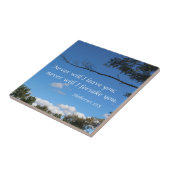 Carreau Hébreux 13:5 Jamais je ne vous quitterai (Côté)