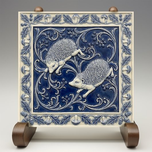 Carreau Hedgehogs Arts & Crafts Wall Decor