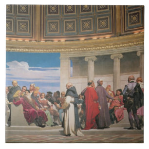 Carreau Hémicycle : Artistes de tous les âges, détail d