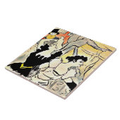 Carreau Henri de Toulouse-Lautrec, le bal (Côté)