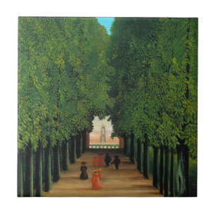 Carreau Henri Rousseau, Allée dans le parc de Saint-Cloud
