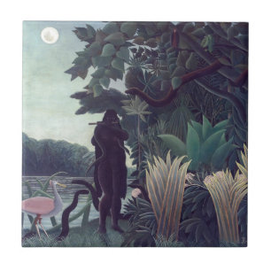 Carreau Henri Rousseau - La Charmeuse de serpents