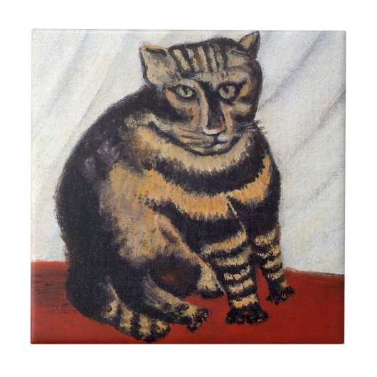 Carreau Henri Rousseau - Le Chat Tigre (Devant)