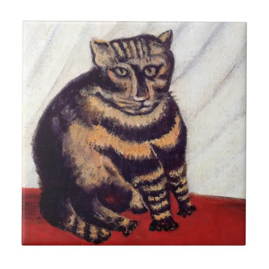 Carreau Henri Rousseau - Le Chat Tigre (Devant)