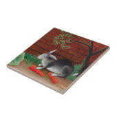 Carreau Henri Rousseau - Le repas du lapin (Côté)