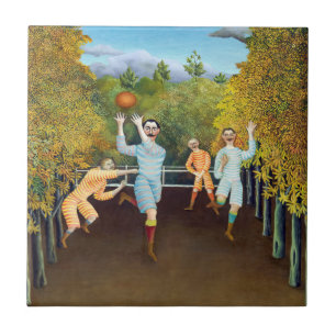 Carreau Henri Rousseau - Les joueurs de football