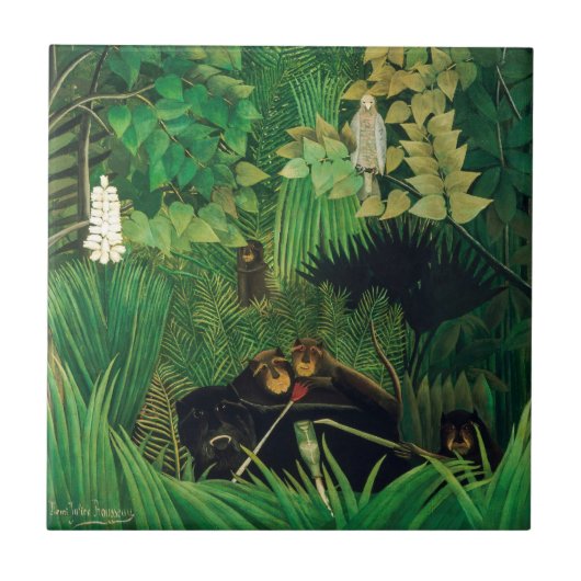 Carreau Henri Rousseau - Les Joyeux Jesters (Devant)