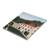 Carreau Henri Rousseau - Promeneurs dans un parc (Côté)