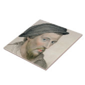 Carreau Henry Howard, comte de Surrey (c.1517-47) gravé (Côté)