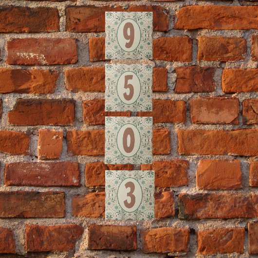 Carreau Herbe Boho personnalisable