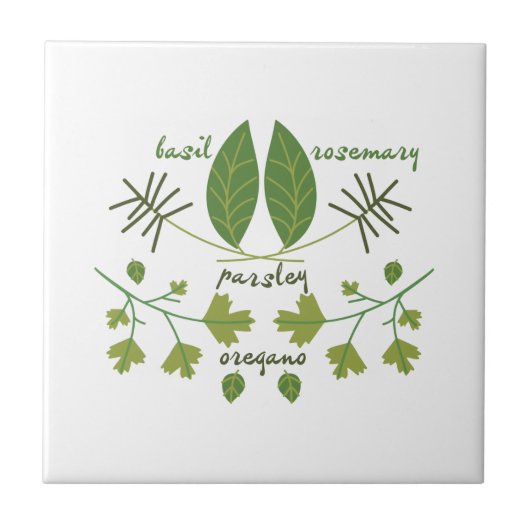 Carreau Herbes diverses (Devant)